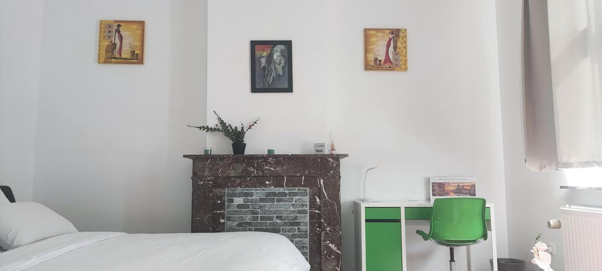 Chambre R0 Avec Salle De Bain Partagee Pres De L'Hopital De La Citadelle A Liegi Esterno foto